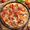 28cm Wide Round Pizza Baking Pan - Non Stick and Teflon Coated (Size: 28cm Wide) - Image 8
