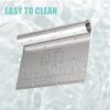 15cm Wide Dough Scraper Cutter Stainless Steel with Markings - Image 7