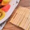 4 Inches Long Disposable Wooden Fruit Fork Sticks (Quantity: Pack of 100 Pcs) - Image 8