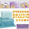 Purple Alphabet Moulds.