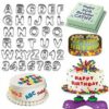 36pcs SS Cookie Cutter Set - Biscuit Dough Cutter, Fondant Mould Dough Presser for Baking, Shaping, Pastry Making – Food Grade Hygienic (Quantity: 36pcs – A to Z and 0 to 9) - Image 8