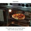 28cm Wide Round Pizza Baking Pan - Non Stick and Teflon Coated (Size: 28cm Wide) - Image 9
