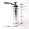 SS Biscuit Cutter Cookie Maker Press Machine (Size: 20cm Long, Quantity: 10 Different Cookie Moulds with 4 Plastic Nozzles Attachments) - Image 5