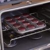 12 Cavity Teflon Coated Muffin Mould Nonstick 12 Slot Cup Cake Muffin Mould (Tray Size: 26x18x2.5cm, Mould Size: 5cm Wide) - Image 5
