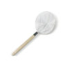 28cm Wide Stainless Steel Noodle Food Strainer Skimmer with Flat Wooden Handle (Size: 28cm Wide)