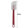 35cm Non-Stick Silicone Red Handle Spatula for Cooking, Baking and Mixing (Size: 35cm) - Image 2