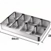 8 Compartments Condiment Box Stainless Steel for Storing Spices, Salad Toppings, Masala with Stainless Steel Lid, Food Grade (Size: 8 Compartments) - Image 2