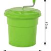 12L Plastic Salad Spinner Green (Size: 12L Capacity) - Image 2