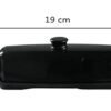Black Butter Box Polycarbonate Based Butter Holder Tray with Polycarbonate Lid & Stainless Steel Butter Knife (Colour: Black Tray with Black Lid) - Image 2