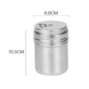 4 Inches Long Chilli Flakes Shaker, Oregano Sprinkler Stainless Steel - Image 2