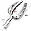 Stainless Steel Ice Scoop, Flour Scoop, Grain Scoop, Popcorn Scoop, Ice Server Scoop (Size: Medium) - Image 2