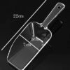 110gms Capacity PC FLAT Bottom Ice Scoop, Flour, Sugar, Grain, Popcorn, Ice Cube Scoop (Scoop Size No:5: 22x7x5cm, Capacity:110 Grams Approx) - Image 2