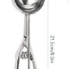 5cm Wide Stainless Steel Ice Cream Scooper with Spring, Ice Cream Picker Extractor (Size: Medium) - Image 3
