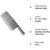 Premium Heavy Duty Food Grade Stainless Steel Chopper Kitchen Tool (Size - Big) - Image 3