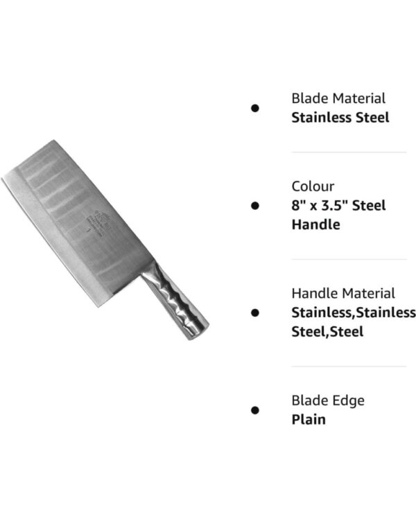 Premium Heavy Duty Food Grade Stainless Steel Chopper Kitchen Tool (Size - Big) - Image 3