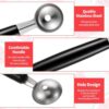  Pack of 2 Stainless Steel Double Sided Melon Scoop - Image 3