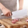 Premium Heavy Duty Food Grade Stainless Steel Chopper Kitchen Tool (Size - Big) - Image 4