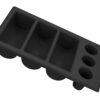 6 Compartment Mix Shape (3 Rectangle + 3 Round) Cutlery Rack Organizer (Size: 53x33x10cm) - Image 4