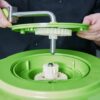 12L Plastic Salad Spinner Green (Size: 12L Capacity) - Image 4