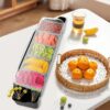 Plastic Condiment Rack with 8 Compartments and Transparent PC Lid (Size: 59x19x17cm) - Image 4