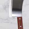 10 Inches Long Bone Chopper Knife - Sharpened Thickened Blade with Wooden Handle - Image 4