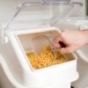 Plastic Ingredient Storage Bin with PC Grain Scoop (Capacity: 24L) - Image 4