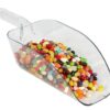 395gms Capacity PC FLAT Bottom Ice Scoop, Flour, Sugar, Grain, Popcorn, Ice Cube Scoop (Scoop Size No:2: 29x10x5cm, Capacity:395 Grams Approx) - Image 4