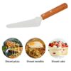 Stainless Steel Triangle Pizza Lifter Server with Wooden Handle - Image 6