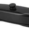 Black Butter Box Polycarbonate Based Butter Holder Tray with Polycarbonate Lid & Stainless Steel Butter Knife (Colour: Black Tray with Black Lid) - Image 7