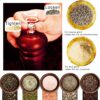 8 Inches Single Wooden Pepper Mill/Salt Mill Round Shaped Walnut Brown Hand Operated Grinder Crusher Seasoning Kitchen Tool - Image 7