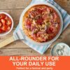 10 Inches Wide Round Flat Pizza Lifter Shovel Pizza Peel with 6.5 Inches Long Wooden Handle - Image 7