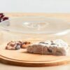 Round Wooden Bamboo Base with Transparent Acrylic Lid (Size: 26cm Wide) - Image 7