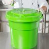 12L Plastic Salad Spinner Green (Size: 12L Capacity) - Image 7