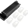 Plastic Condiment Rack with 8 Compartments and Transparent PC Lid (Size: 59x19x17cm) - Image 7