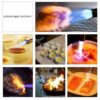 919 Gas Torch Cooking Torch Flamethrower Butane Burner with Auto Ignition Commercial Blow Torch (Max Flame Temperature: 1500 Degree Celsius, Heat Capacity: 1900w) - Image 8