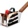 Pack of 2 Stainless Steel Pizza Lifter Shovel Griddle Turner with Wooden Handle (2 Pc Set : 1 With Holes & 1 Without Holes) - Image 8