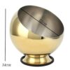 12cm Wide Golden Oblique Bowl with PC Lid & Silicone Base (Small Size: 14x12cm) - Image 2