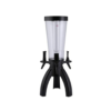 Black Beer Tower with 3 Taps and Ice Stick