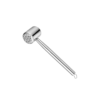 10 Inches Dual Sided Stainless Steel Ice Breaker Hammer with Ring for Hanging Storage, Dishwasher Friendly Food Tenderizer (Hammer Length: 10 Inches, Hammer Weight: 350gms approx)