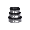 Round Shaped Teflon Coated Cake Mould Trays Oven Compatible with Spring Form and Detachable Base - Food Grade Hygienic (Quantity: 3Pcs - 7/8/9 Inches with Depth 2.75 Inches App.)