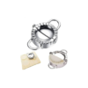 10cm Wide SS Dumpling Momos Ghughra Samosa Karanji Gujiya Mould Dough Press Maker Mould 