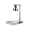 340W Electric SS Single Headed Food Lamp Warmer With Top And Bottom Heating (Colour: Silver)