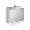 Rectangle Stainless Steel Wall Mountable Tissue Paper Toilet Paper Holder.