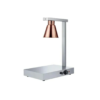 340W Electric SS Single Headed Food Lamp Warmer With Top And Bottom Heating (Colour: Rose Gold)