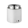 400W Electric 10L Commercial Plain Patterned Soup Pot. (Colour: White)
