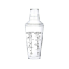 700ml PC Transparent 3 in 1 Boston Shaker Cocktail Shaker Peg Measurer with Markings