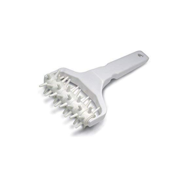 Plastic Pizza Docker for Cake, Pie, Bread, Pastry, Baking Tool, Dough Docker Roller Wheel (Size: 20.5x12cm)