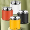 400W Electric 10L Commercial Plain Patterned Soup Pot. (Colour: Yellow) - Image 10