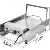 2400W Electric 212 Commercial Heavy Duty Stainless Steel Big Burger Bun Toaster Hamburger Chicken Rolls Toaster - Image 2