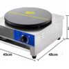3000W 40cm Electric Heavy Duty Wide Crepe, Dosa, Roti, Chapati, Tortilla, Paratha Maker Machine - Image 3